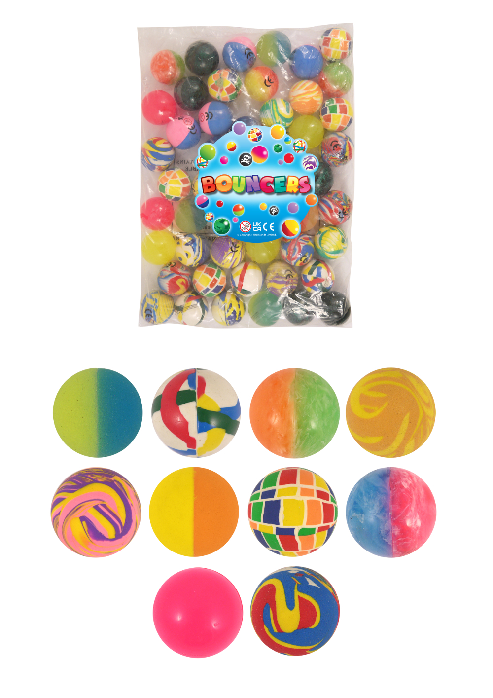 33mm Eco Mix - 1000 ct - 20p/50p Vend