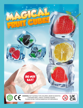 Magical Fruit Cubes + Free Display Card - 100 ct - 1 Vend