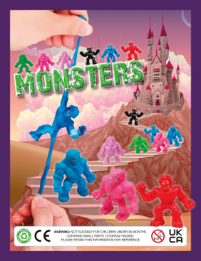 Monsters + Free Display Card - 100 ct - 1 Vend