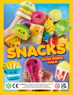 Snacks + Free Display Card - 100 ct - 1 Vend