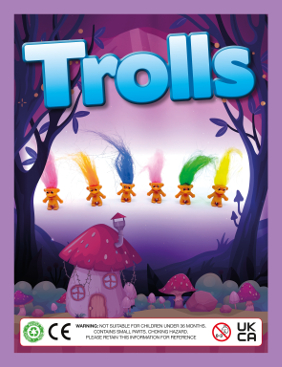 Trolls + Free Display Card - 100 ct - 1 Vend